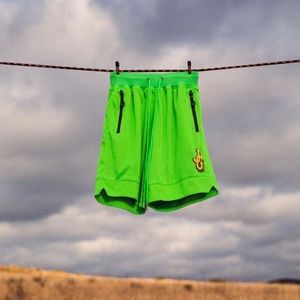 John Geiger co lime shorts.
